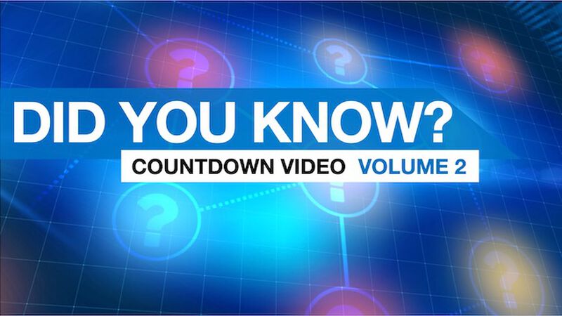 Did You Know Countdown - Volume 2